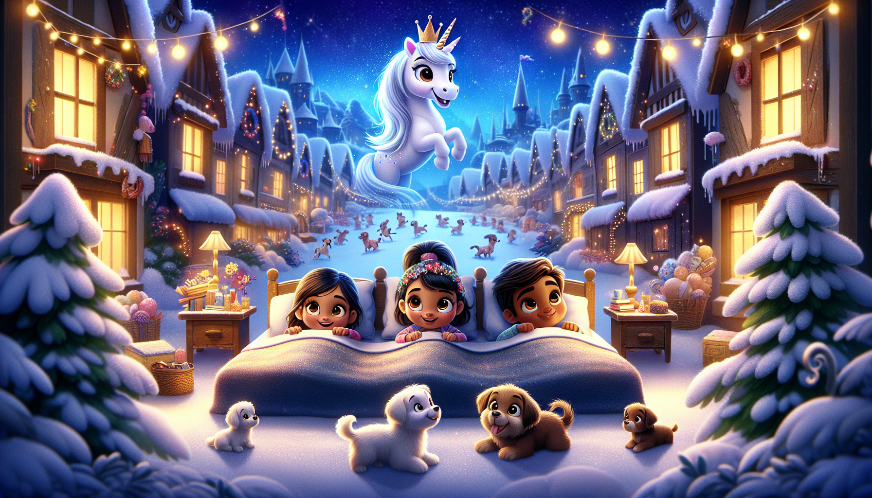 Mop and the Magical Snowy Village